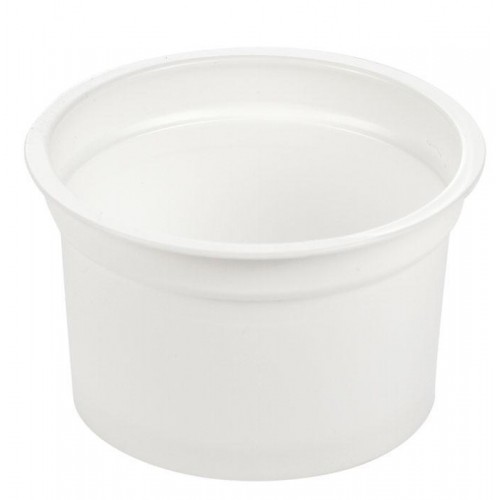 1-TARRINA PLASTIC BLANC 1/2 LITRE (500)