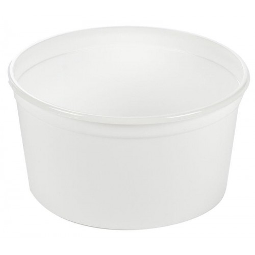 1-TARRINA PLASTIC BLANC 1 LITRE (500)