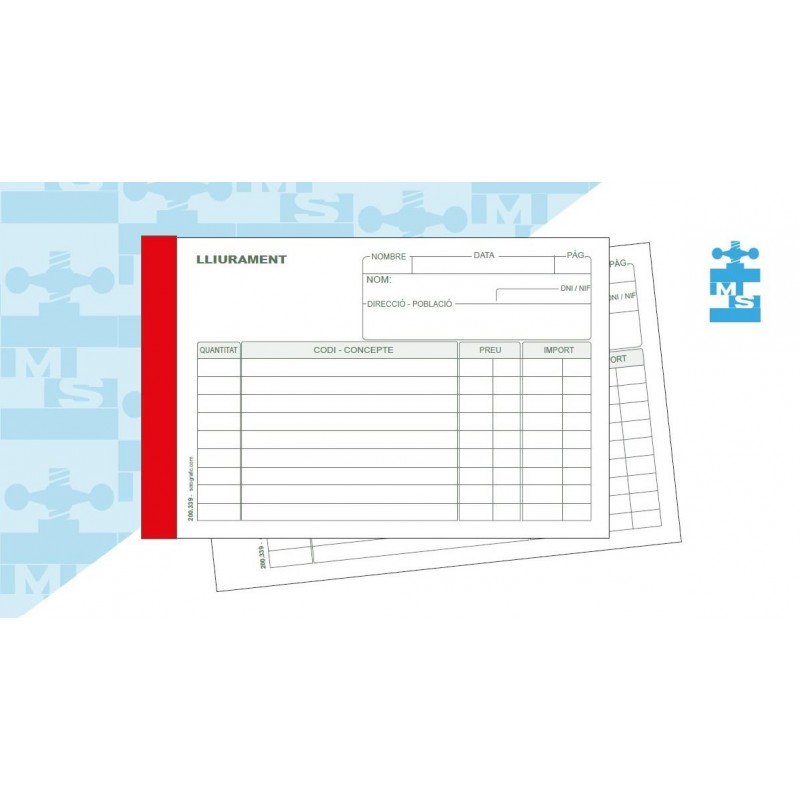 1-TALONARI LLIURAMENT 1/8 AP 1A.100F