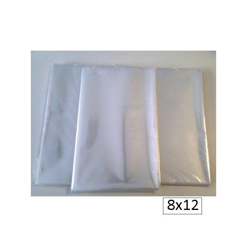 1000-BOSSA POLIPROPILE G-130 TRANSP.8X12