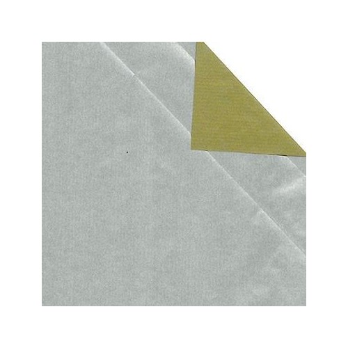1-BOBINA PAPER 62CMS KRAFT DBL.CARA OR/PLATA