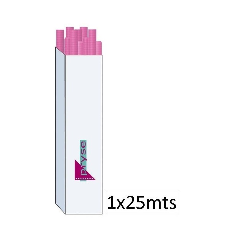 1-RULL PAPER KRAFT 1X25MTS.ROSA(12)