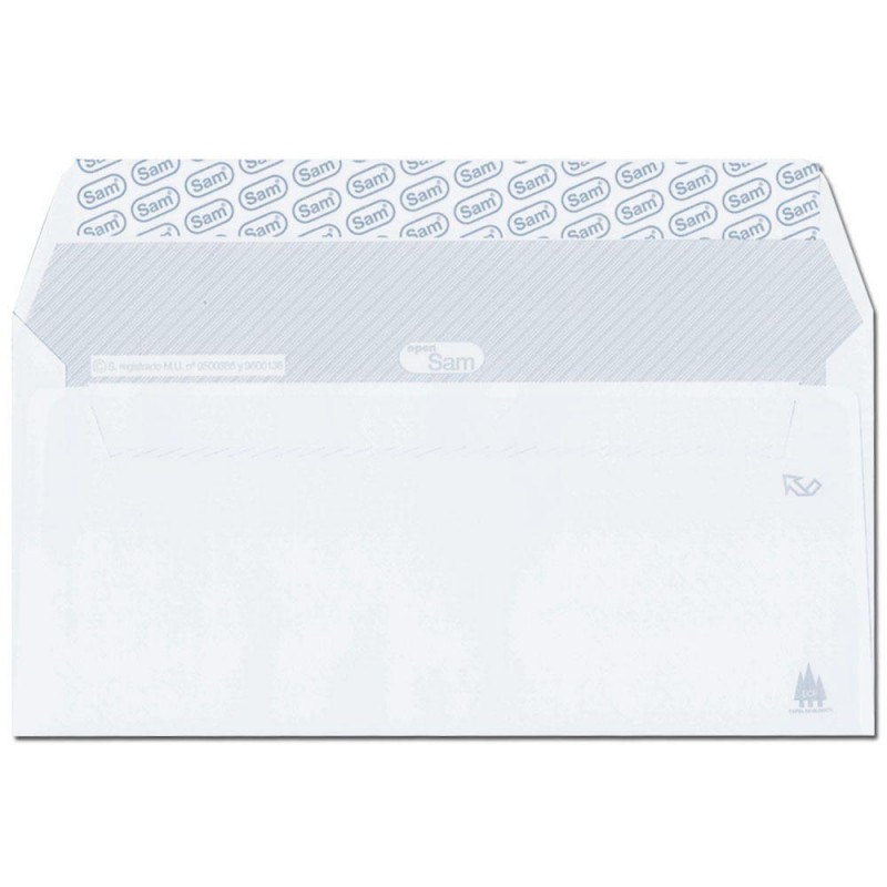 1000-SOBRE 115X225 BLANC OPEN 115* (500)