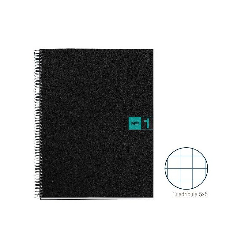 1-QUADERN NOTE BOOK1 A5 80F.PP CP5 TURQUE.(3)