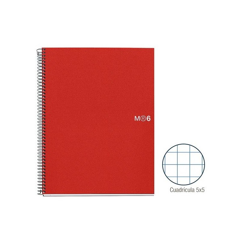 1-QUADERN NOTE BOOK6 A5 150F.CP5 VERMELL(5)