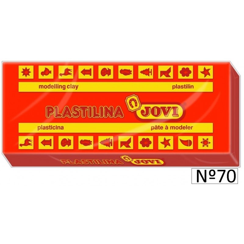 1-BARRA PLASTILINA NUM.70 VERMELL (30)