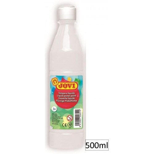 1-TEMPERA LIQUIDA JOVI 500ML BLANC (12)