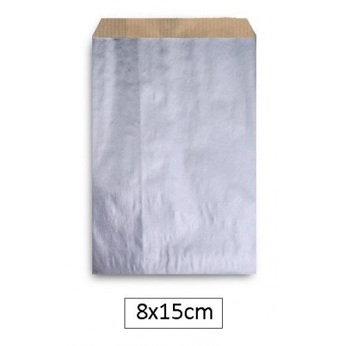 1-BOSSA PAPER METAL. 8X15 PLATA P80MT (250)