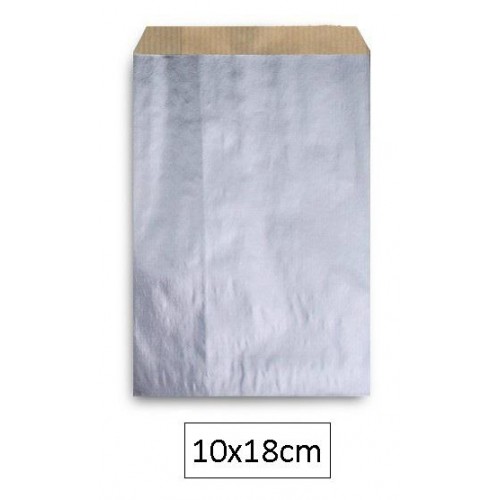 1-BOSSA PAPER METAL. 10X18 PLATA P100MT (2500