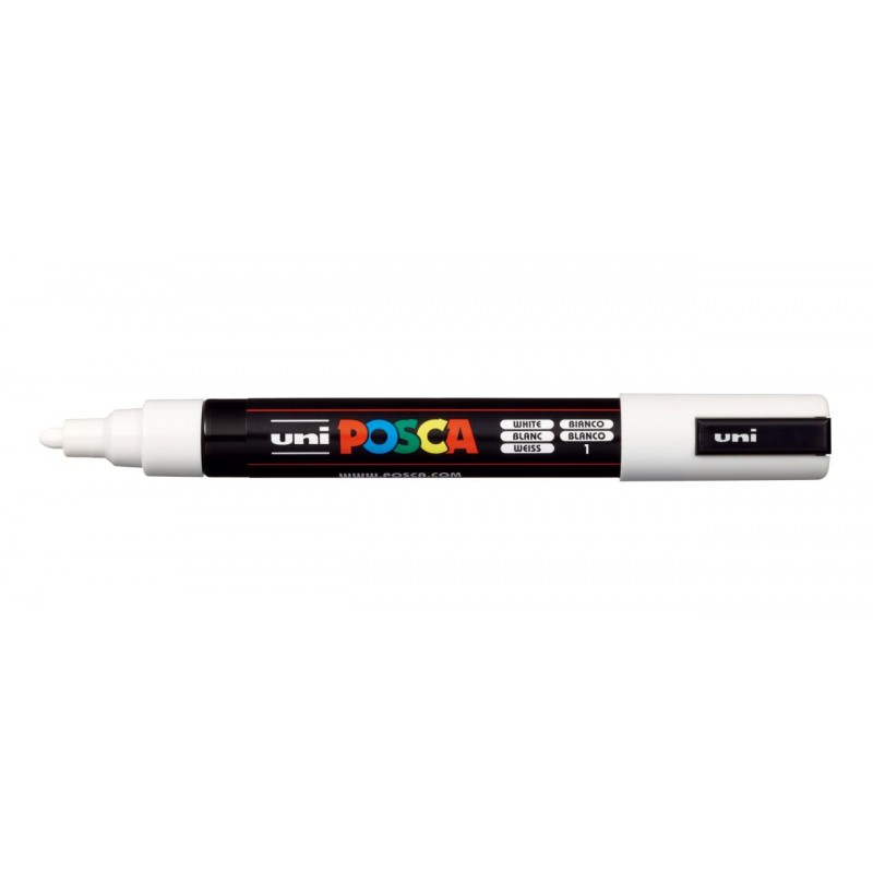 1-RETOLADOR UNI POSCA PC-5M BLANC (6)