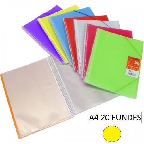 1-CARPETA 20 FUNDES A4 MAXIPLAS XS GROC(12)
