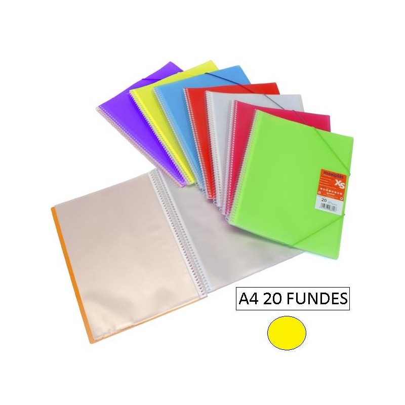 1-CARPETA 20 FUNDES A4 MAXIPLAS XS GROC(12)