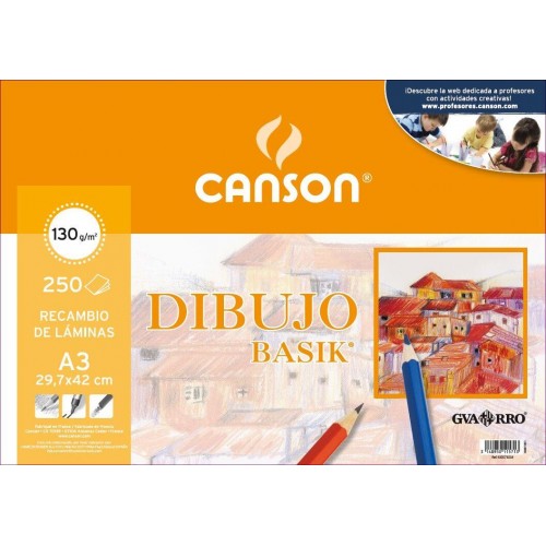 1-LAMINA DIBUIX BASIK A3+REQ.130GRS (250)