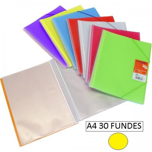 1-CARPETA 30 FUNDES A4 MAXIPLAS XS GROC(10)