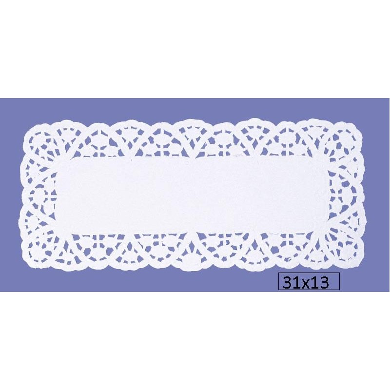 100-BLONDES OPALINA 31X13CM BLANCA (20)