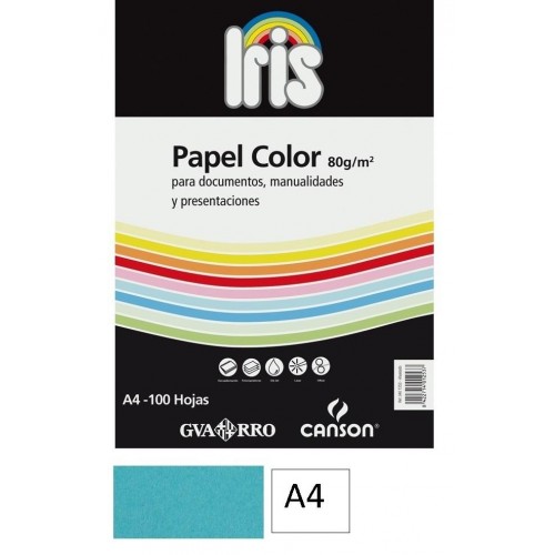 100-PAPER DIN A4 80GRS BLAU (15)