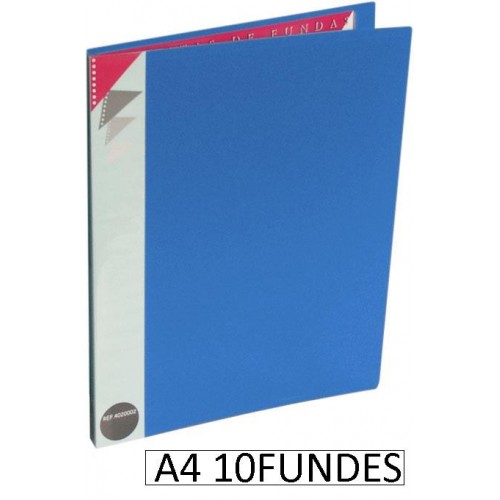 1-CARPETA 10 FUNDES PP A4 BLAU D.KING (24)