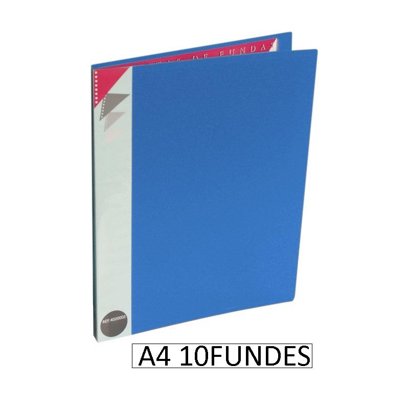 1-CARPETA 10 FUNDES PP A4 BLAU D.KING (24)
