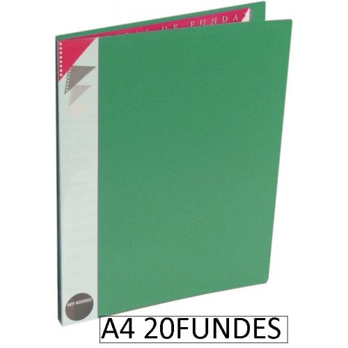 1-CARPETA 20 FUNDES PP A4 VERD D.KING