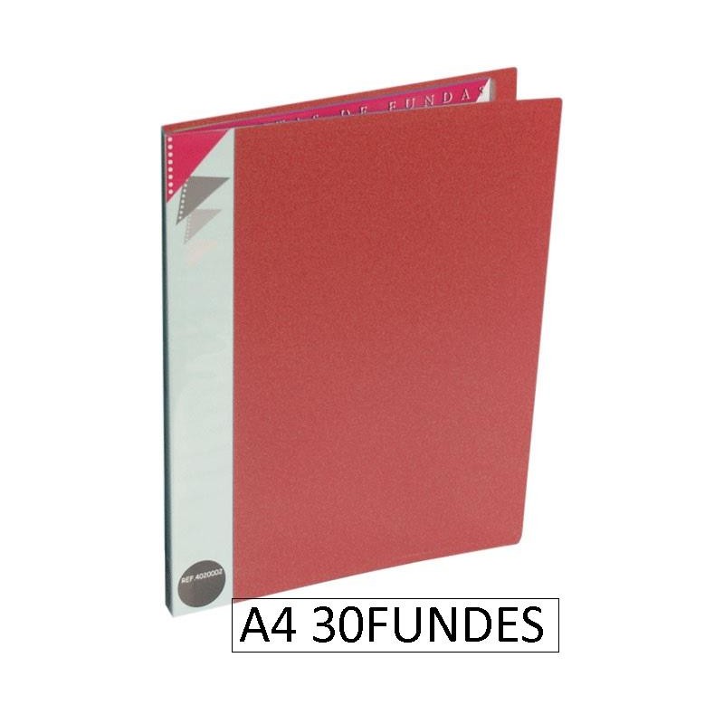 1-CARPETA 30 FUNDES PP A4 VERM.D.KING
