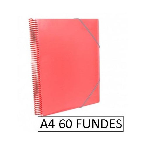 1-CARPETA ESPIRAL 60 FUNDES A4 VERMELL (6)