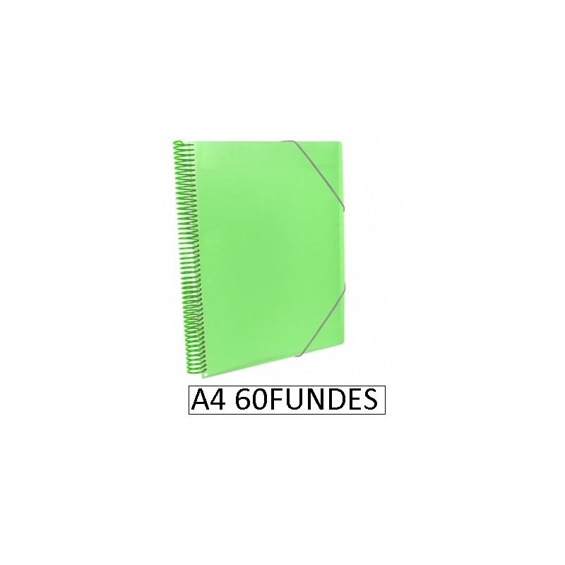 1-CARPETA ESPIRAL 60 FUNDES A4 VERD (6)