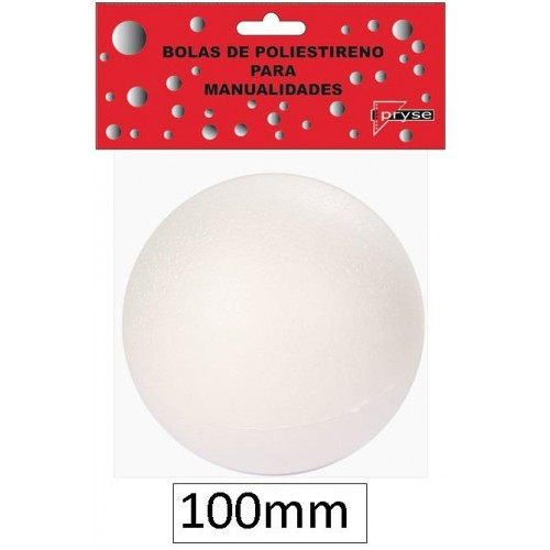 1-BOLES BLANQUES POREX 100MM