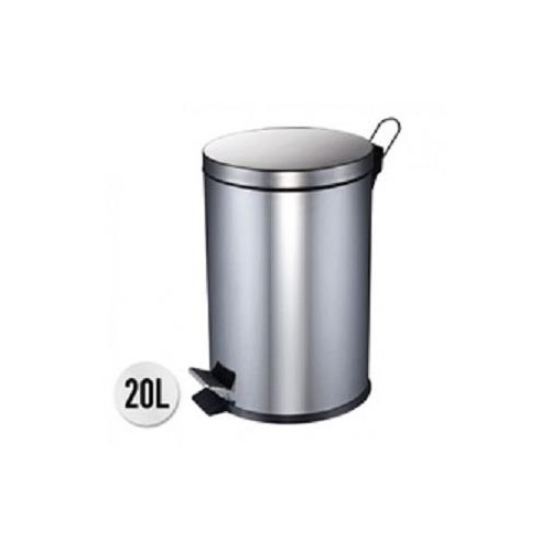 1-PAPERERA INOXIDABLE AMB PEDAL DE 20 LITRES