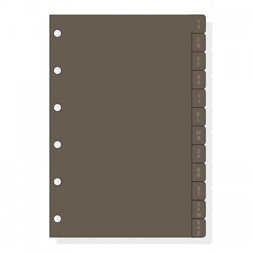 1-INDEX ALFABETIC PLASTIC/12 602 C261