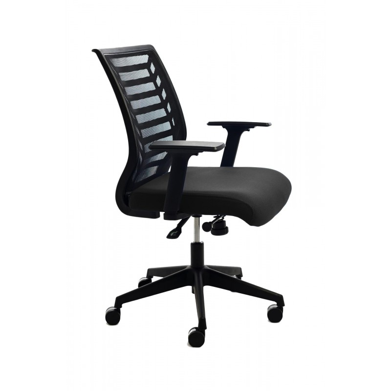 1-CADIRA ERGOLINE RD-907 NEGRE+REPOSABRA