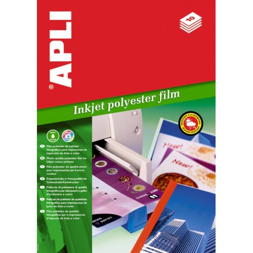 50-FULLS POLIESTER AUTOADHE. FOTO A4 50MICRES