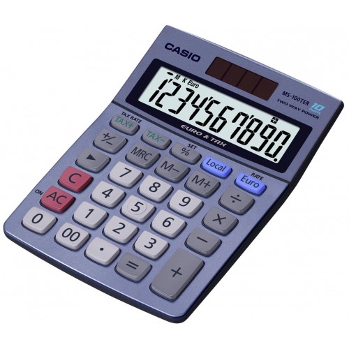 1-CALCULADORA CASIO MS-100EM 10 DIG